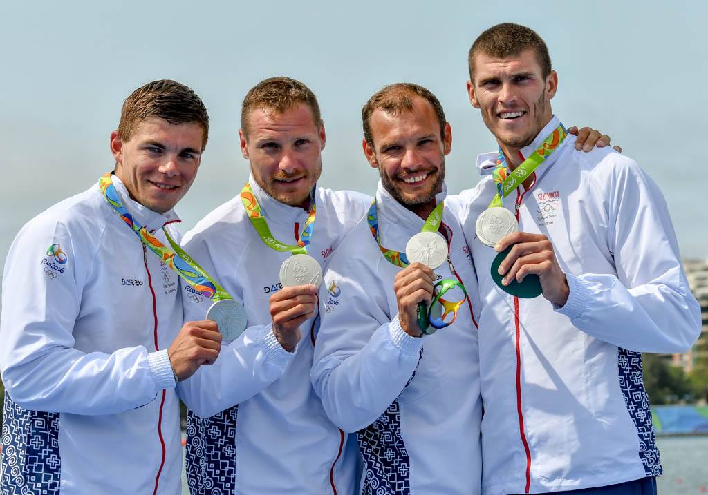 Denis Myšák, Erik Vlček, Juraj Tarr, Tibor Linka (Foto: Slovenský olympijský tím)