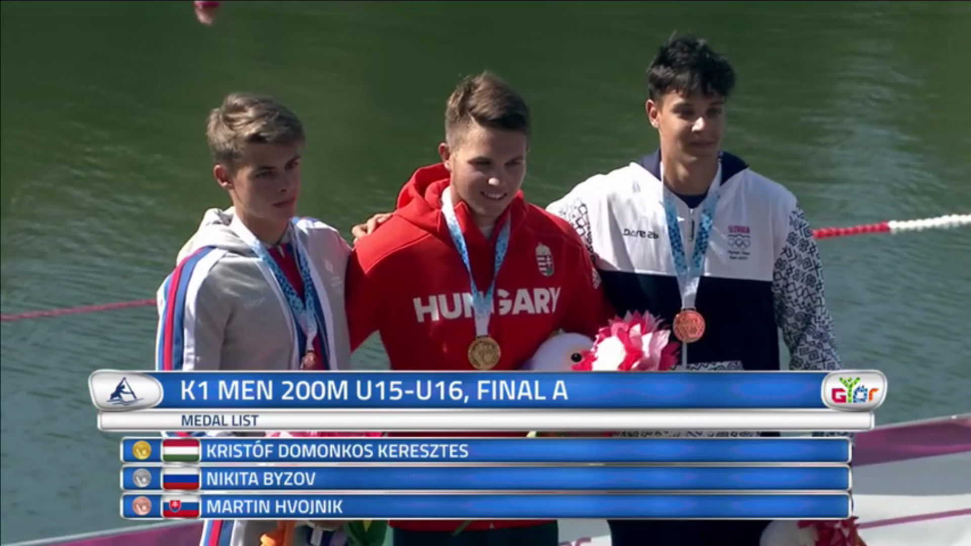 BRONZ v K1 muži na 200m - Hvojnik Martin