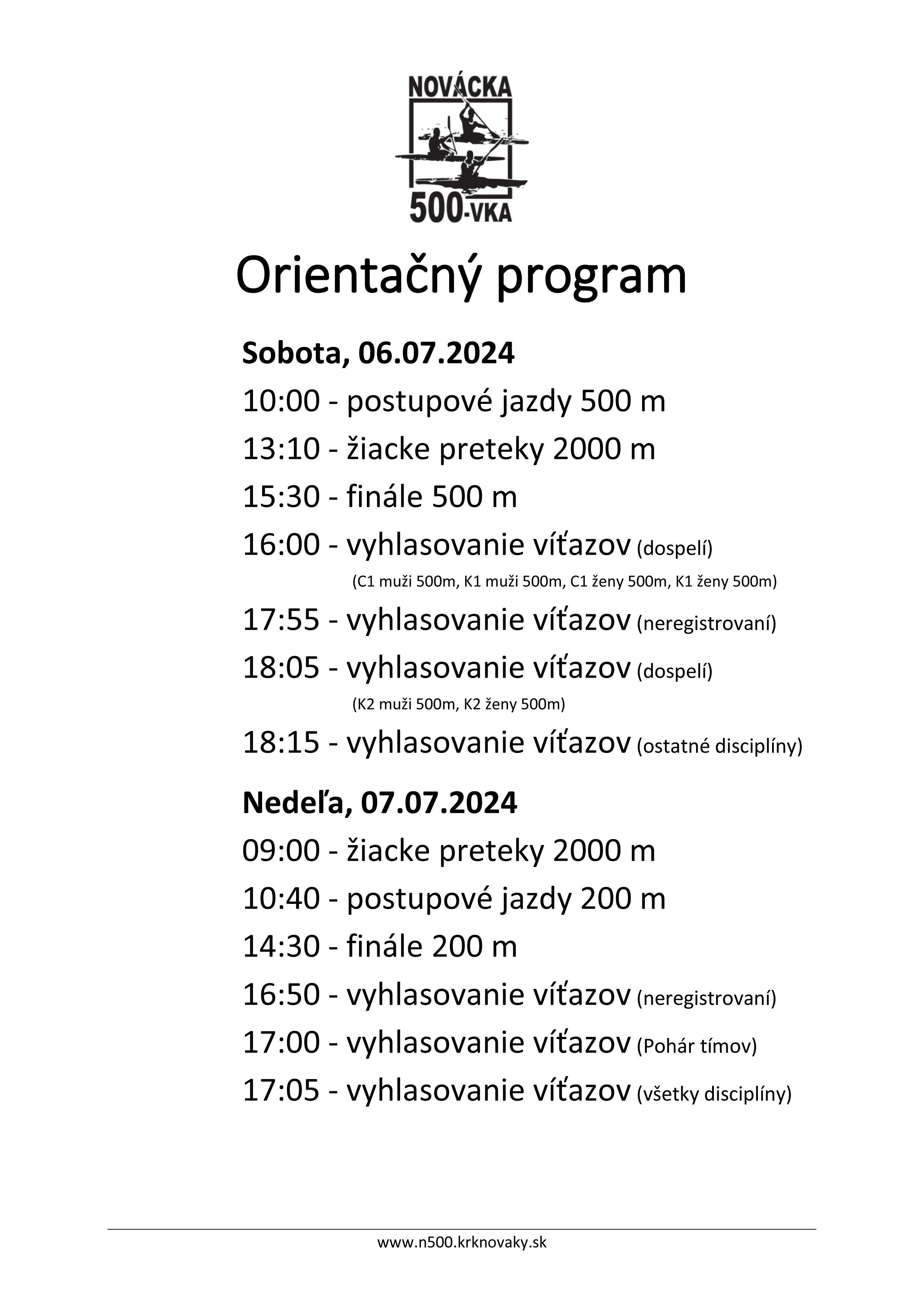Orientačný program